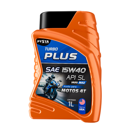 SAE 15W40 SL JASO MA2 - TURBO PLUS