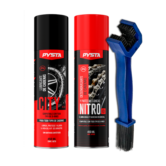 Kit mantenimiento de cadena translúcido 450ML