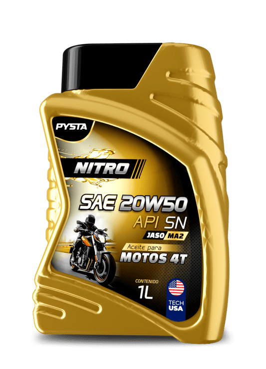Aceite para motor Pysta - Nitro 20w50 - Semi sintético 1L